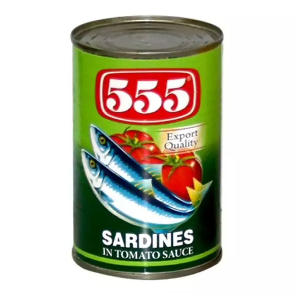 555 Sardines 155g T/sauce Green