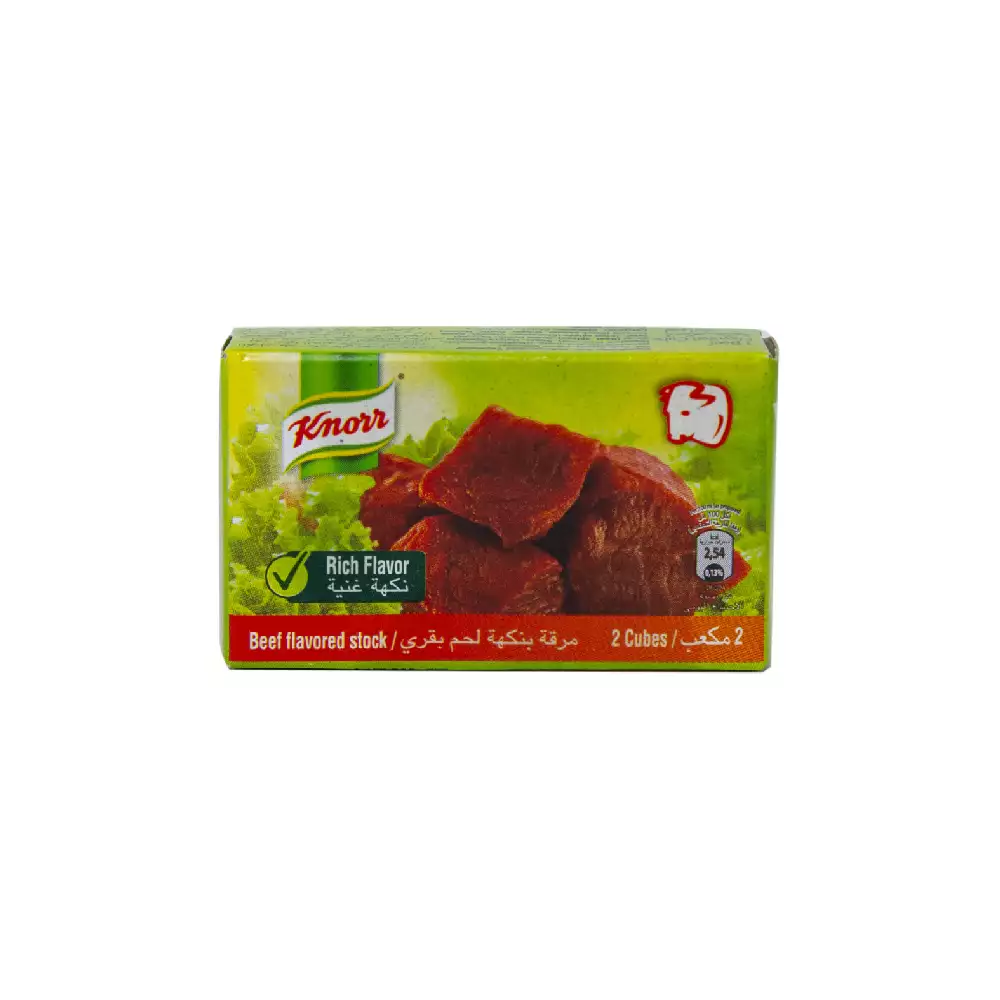 KNORR BEEF 2 CUBES GULF 18G