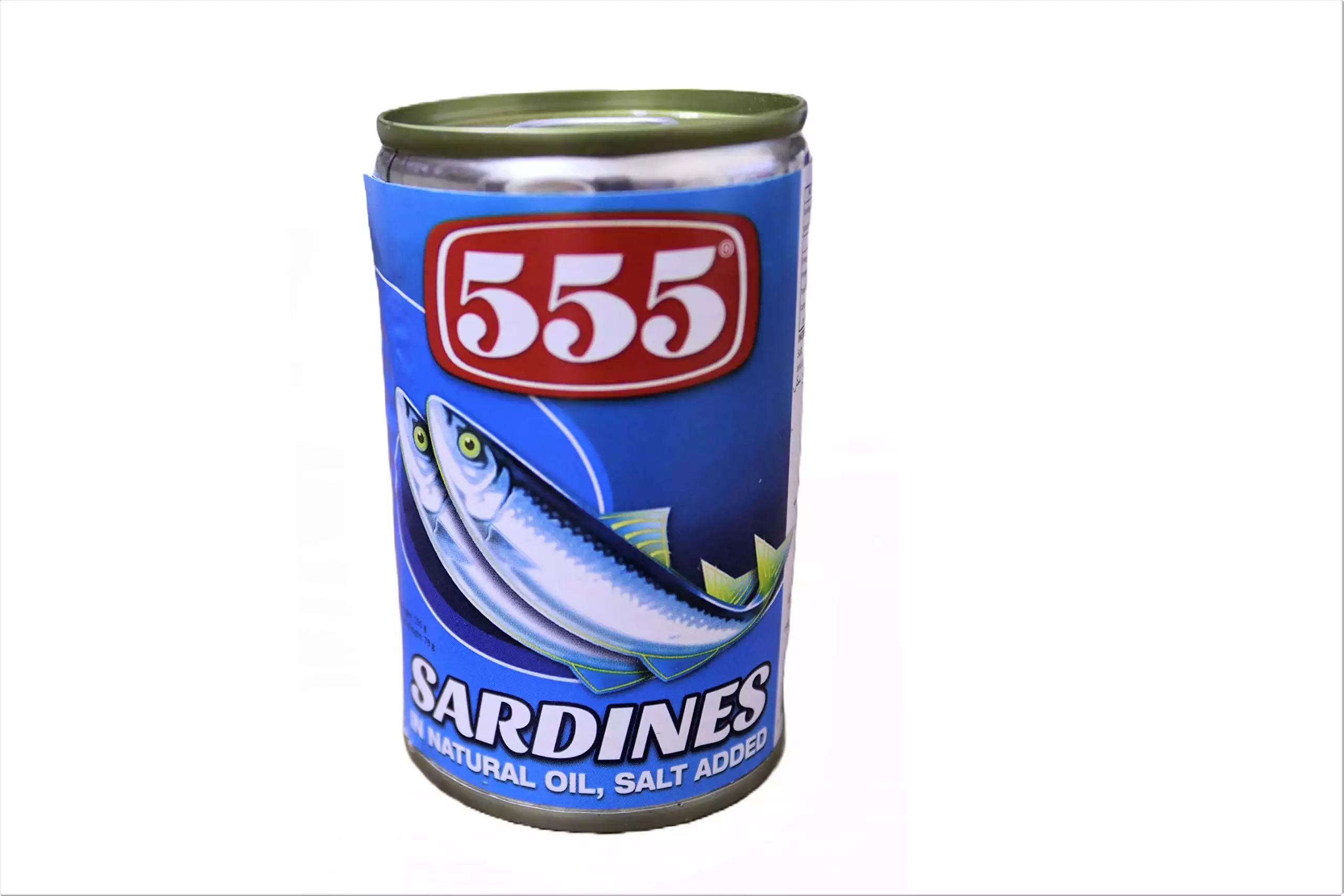 555 SARDINES IN NATURAL OIL 155GM side