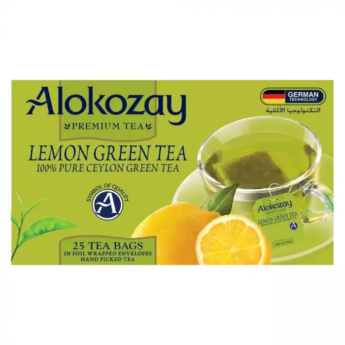 Alokozay Green Lemon Tea 25's Sachets