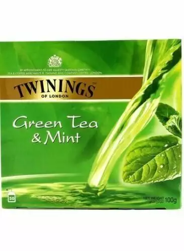TWININGS GREEN TEA & MINT 37.50GM
