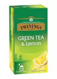 TWININGS GREEN & LEMON TEA 40GM