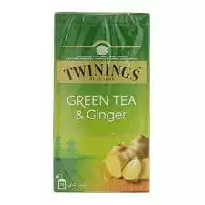TWININGS GREEN TEA & GINGER 40GM