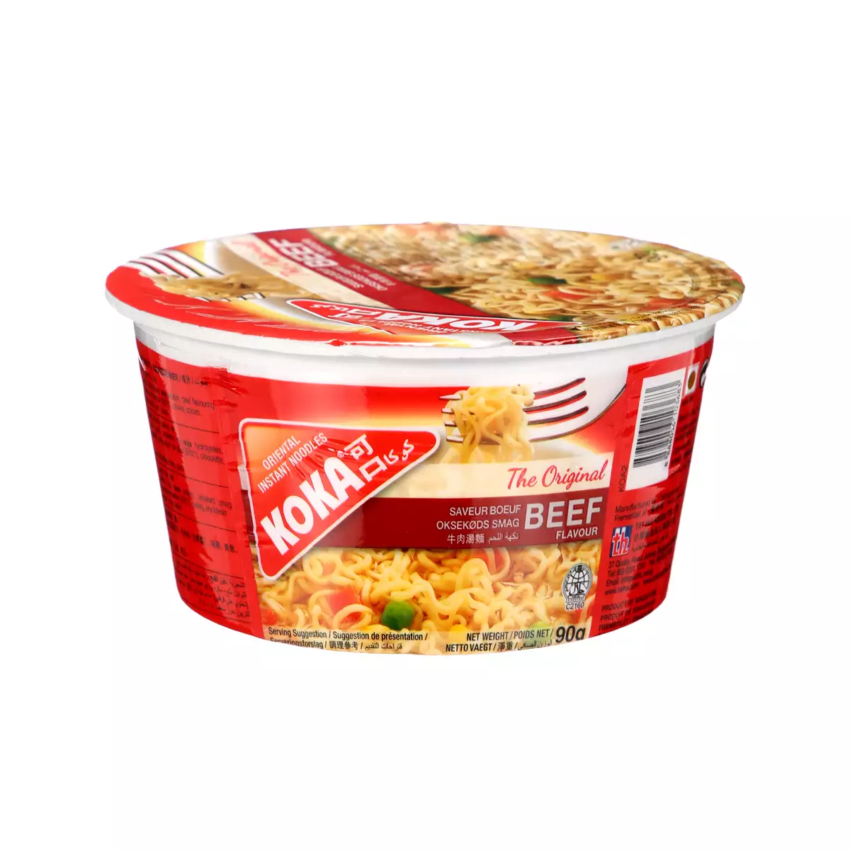 Koka Bowl Noodles Beef 90gm