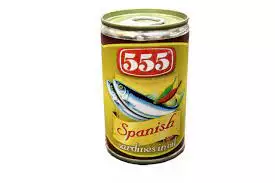 555 SARDINES IN OIL 155GM SPANISH STYLE