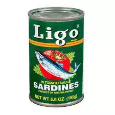 LIGO SARDINES IN SAUCE GREEN 155G