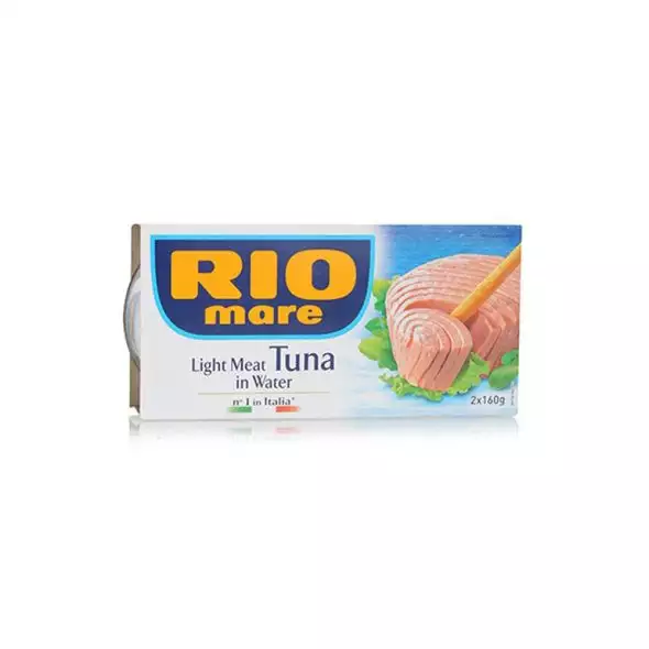 RIO LIGHT MEAT TUNA IN WATER 160 GMS X 2