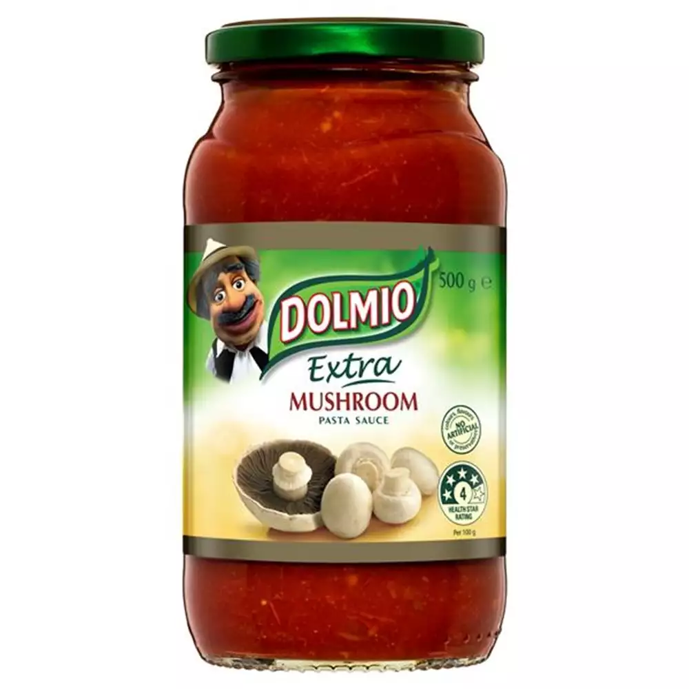 Dolmio Extra Sauce Mushroom 500gm