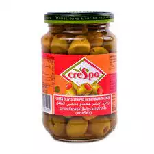 Crespo Queen Grn Olives Jar 200gm