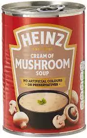HEINZ SOUP CREAM OF MUSHROOM 400 GMS