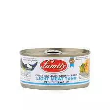 FAMILY LIGHT MEAT TUNA IN SPRNG WTR 120