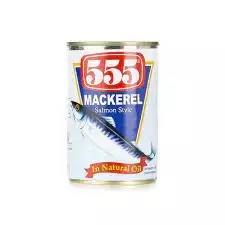 555 MACKEREL IN NATURAL OIL 425GM