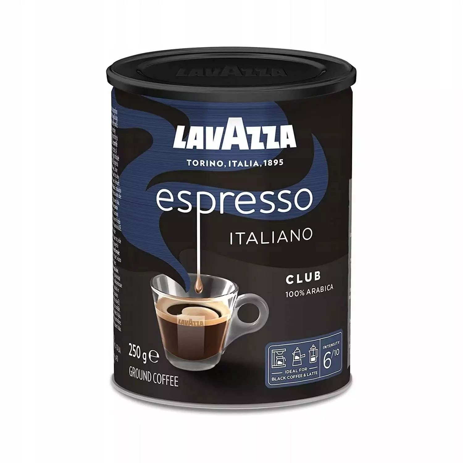 LAVAZZA CLUB GROUND COFFEE 250 GMS (TIN)